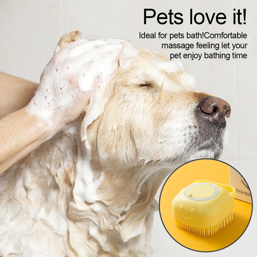 Magnificent Soft Silicone Massaging Bath Brush - Best Canine Bargains