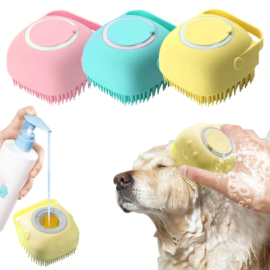 Magnificent Soft Silicone Massaging Bath Brush - Best Canine Bargains