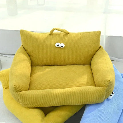 Cama para perros estilo sofá cálida de invierno