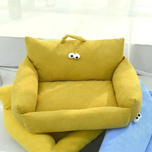 Winter Warm Sofa-Style Dog Bed