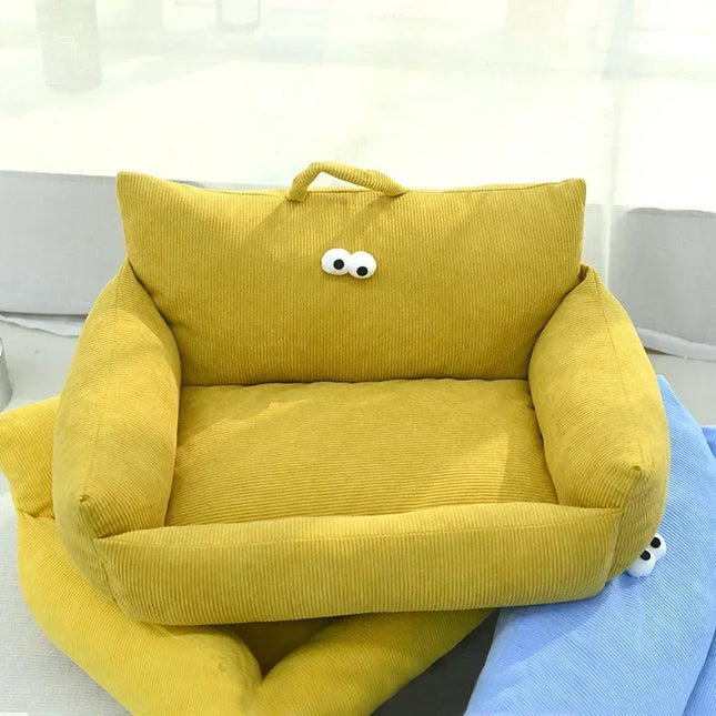 Cama para perros estilo sofá cálida de invierno